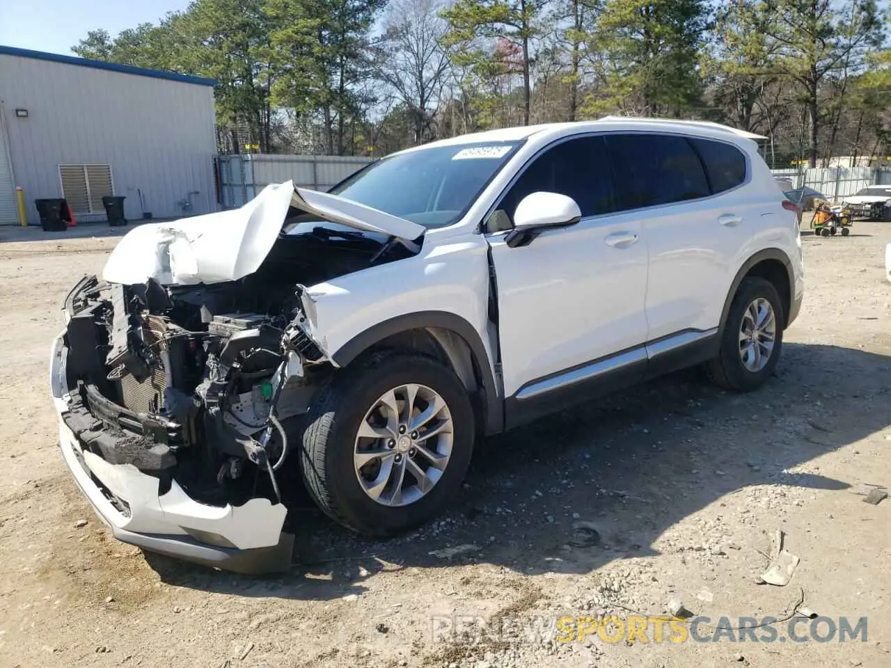 1 Photograph of a damaged car 5NMS3CAD5KH001232 HYUNDAI SANTA FE 2019