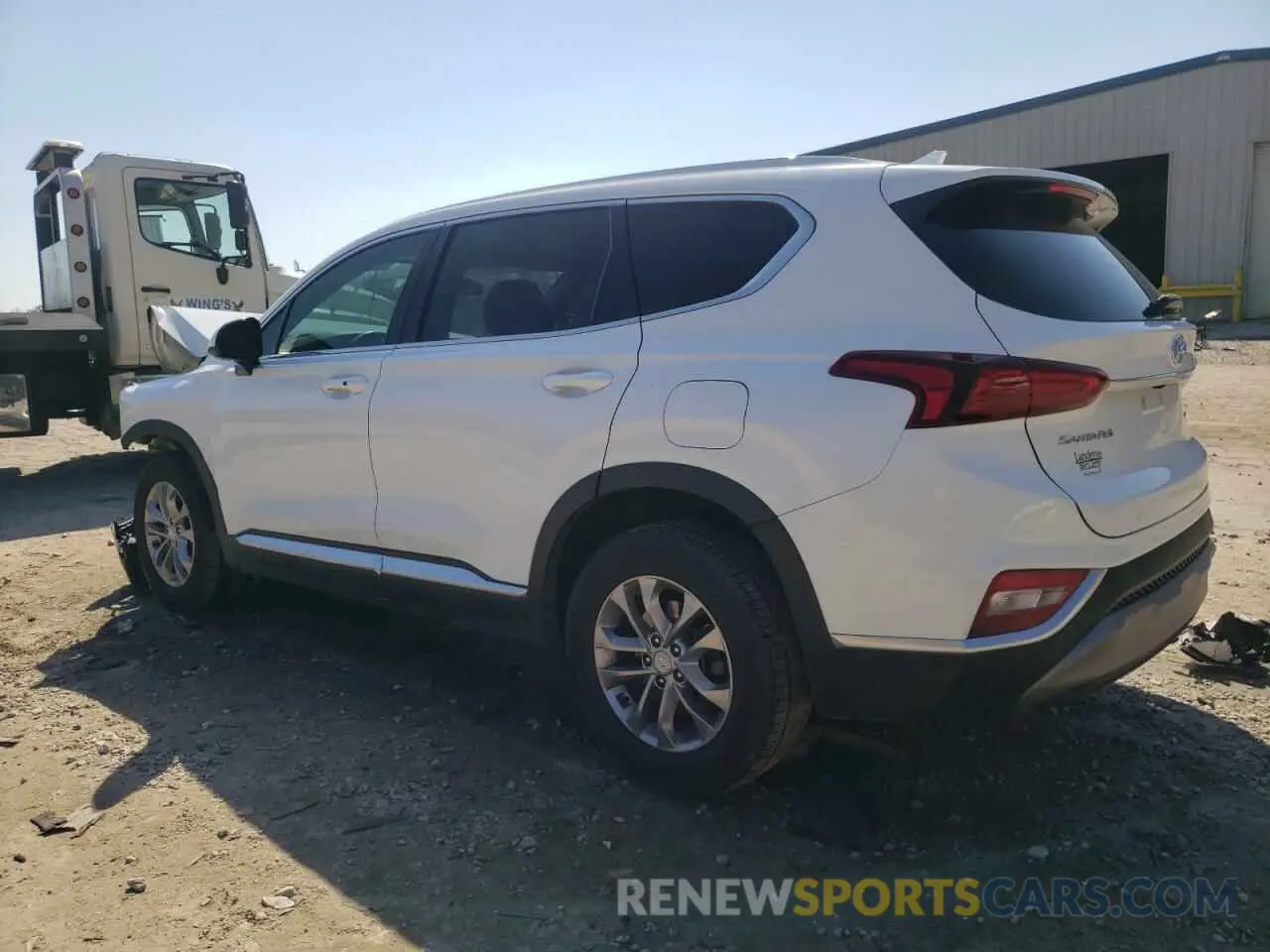 2 Photograph of a damaged car 5NMS3CAD5KH001232 HYUNDAI SANTA FE 2019