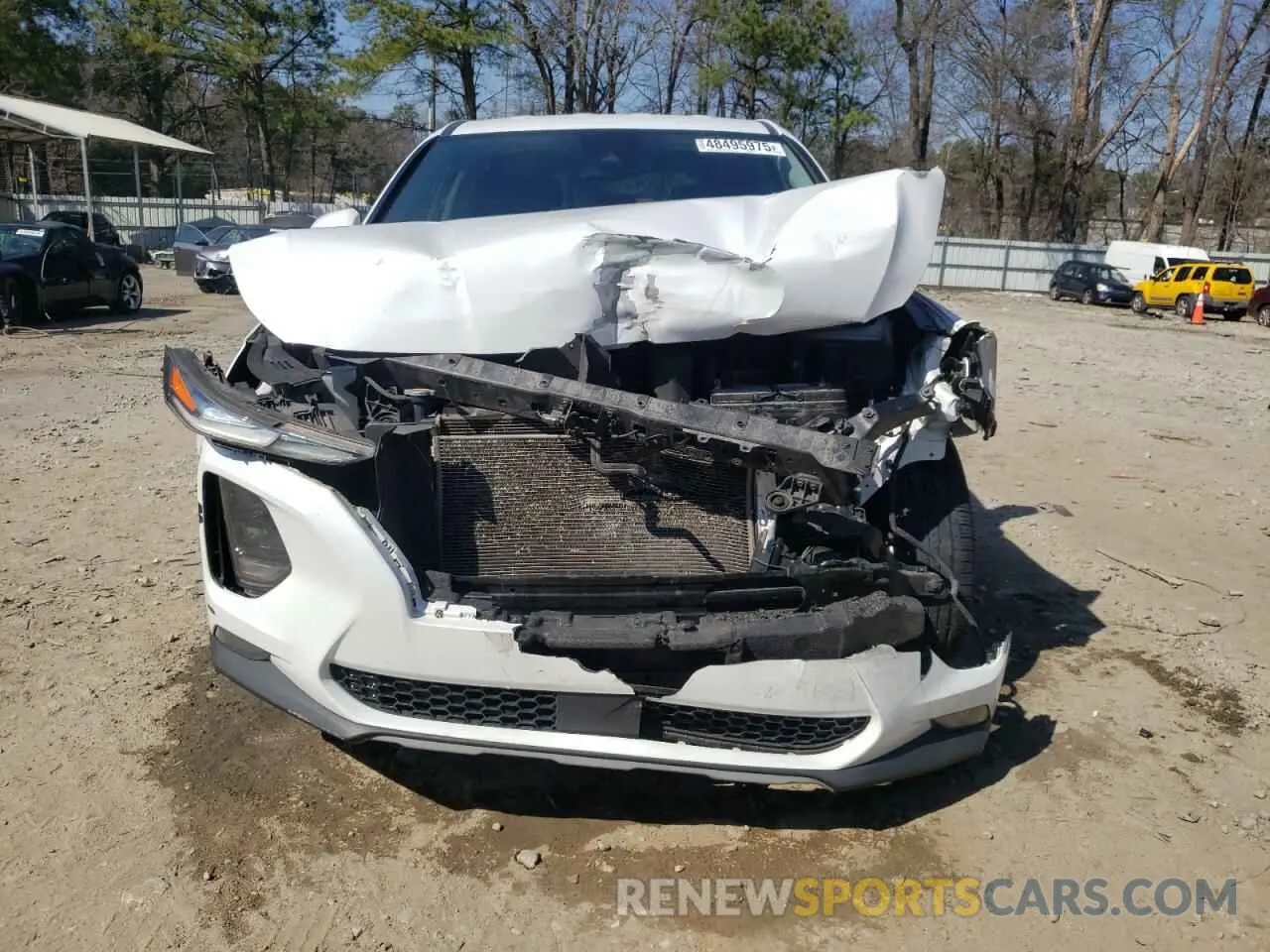 5 Photograph of a damaged car 5NMS3CAD5KH001232 HYUNDAI SANTA FE 2019