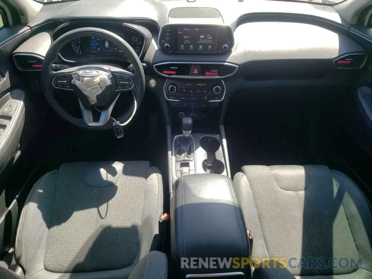 8 Photograph of a damaged car 5NMS3CAD5KH001232 HYUNDAI SANTA FE 2019