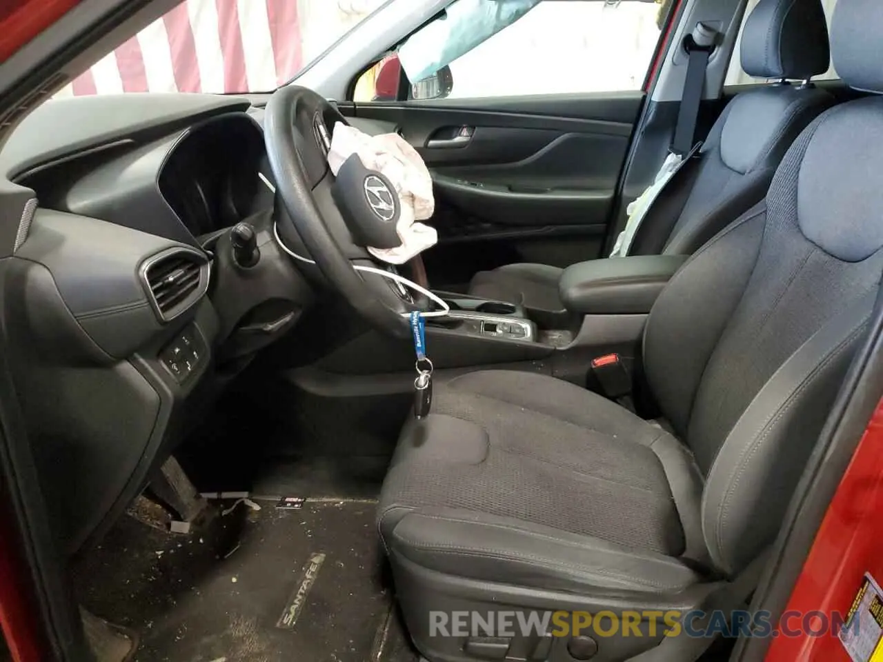 7 Photograph of a damaged car 5NMS3CAD6KH046759 HYUNDAI SANTA FE 2019