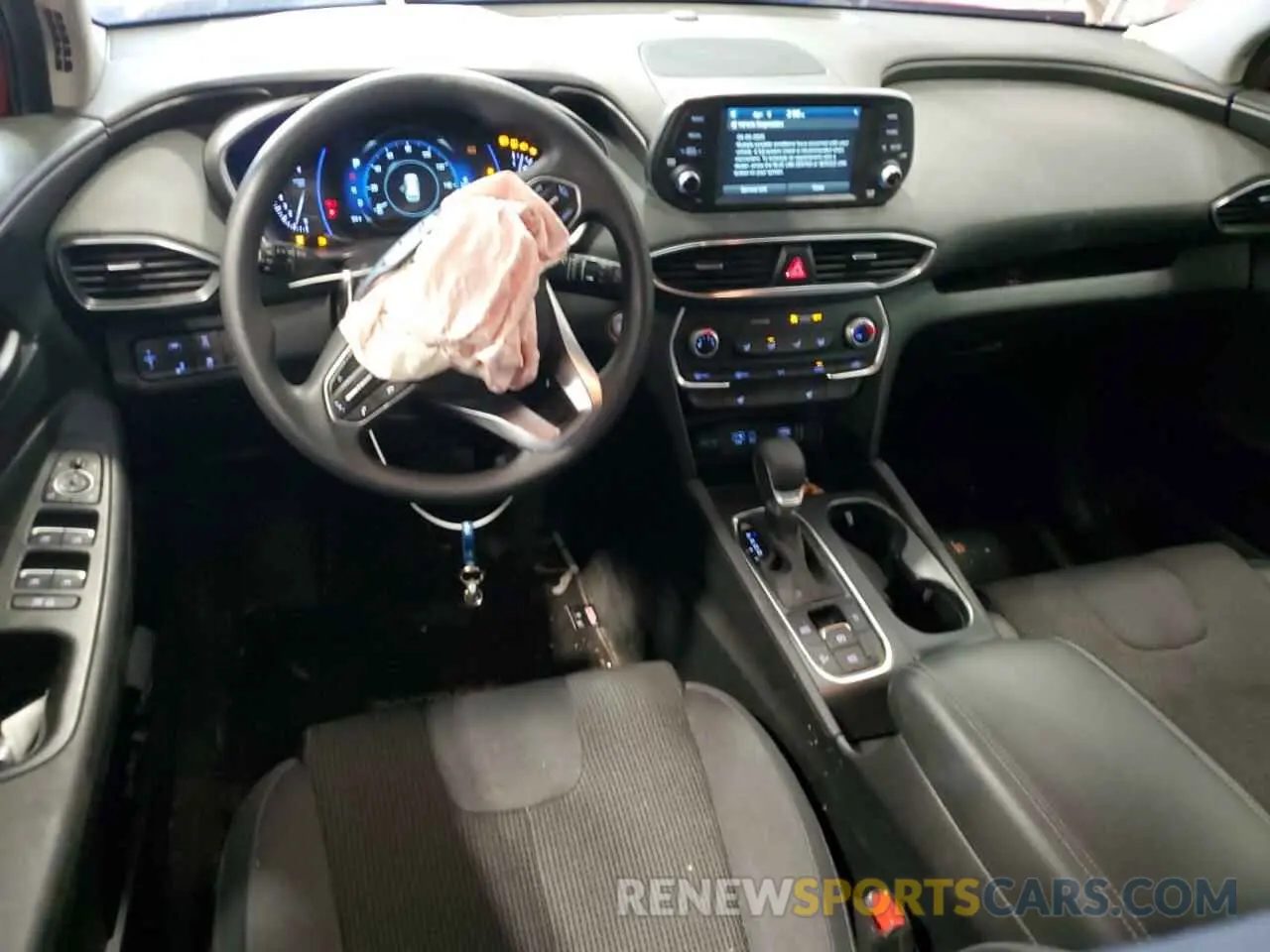 8 Photograph of a damaged car 5NMS3CAD6KH046759 HYUNDAI SANTA FE 2019