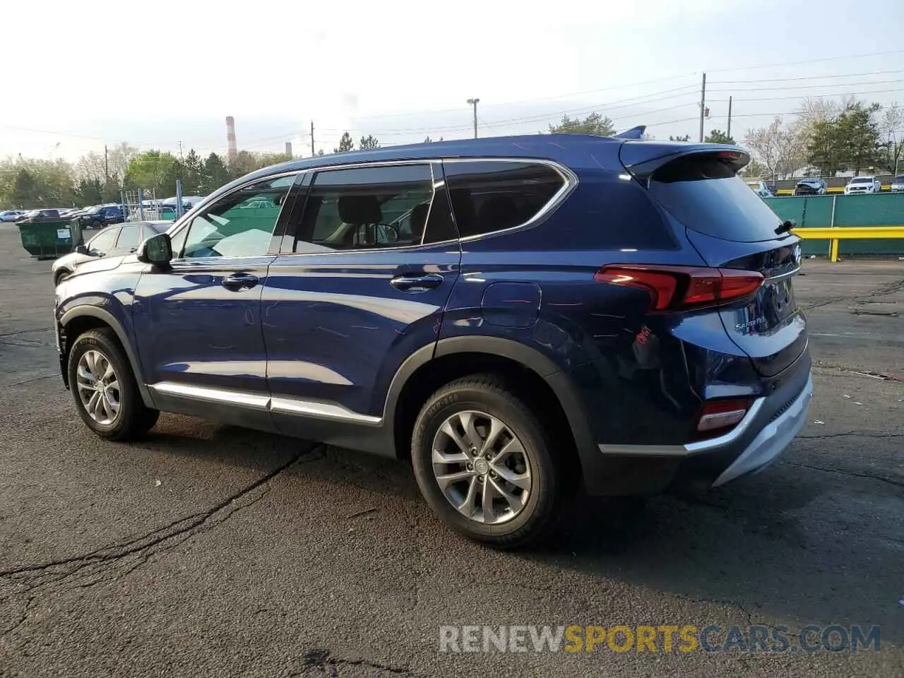 2 Photograph of a damaged car 5NMS3CAD6KH091927 HYUNDAI SANTA FE 2019