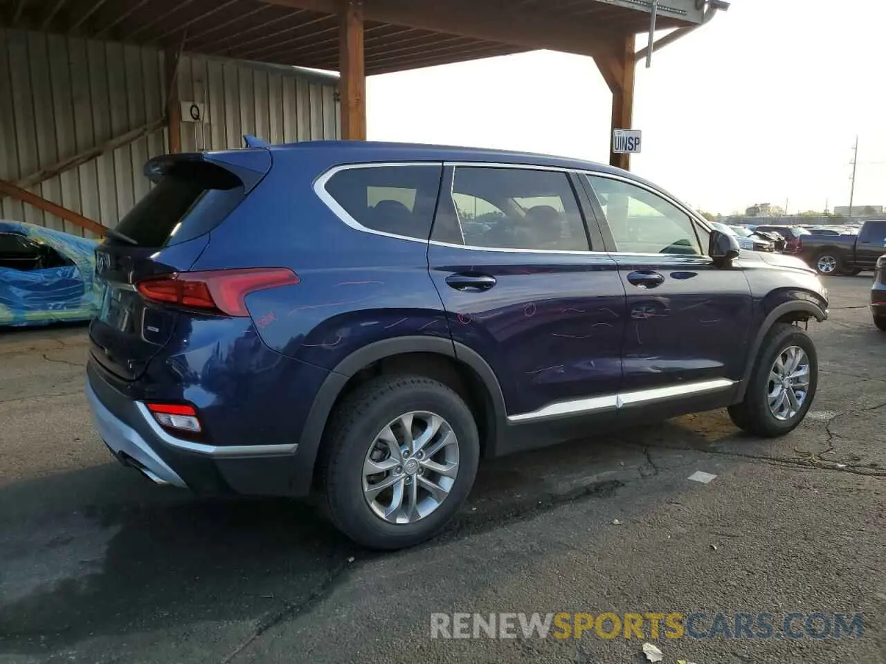 3 Photograph of a damaged car 5NMS3CAD6KH091927 HYUNDAI SANTA FE 2019