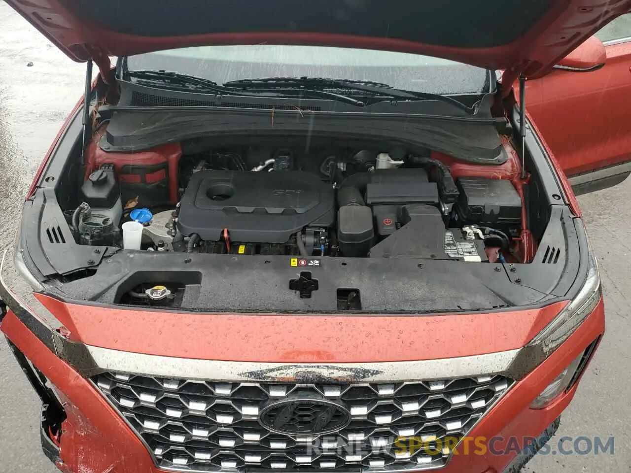 12 Photograph of a damaged car 5NMS3CAD6KH093466 HYUNDAI SANTA FE 2019
