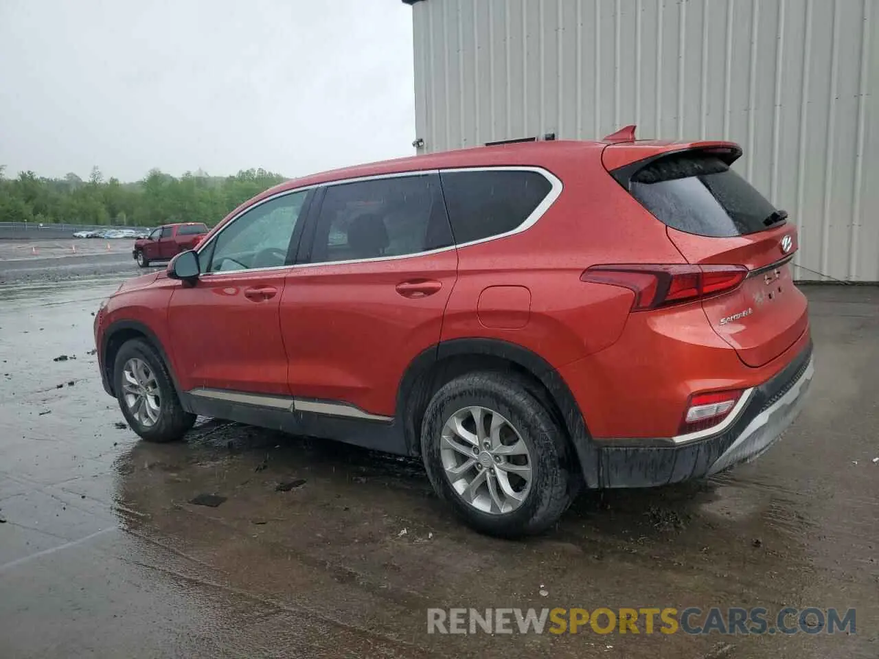 2 Photograph of a damaged car 5NMS3CAD6KH093466 HYUNDAI SANTA FE 2019