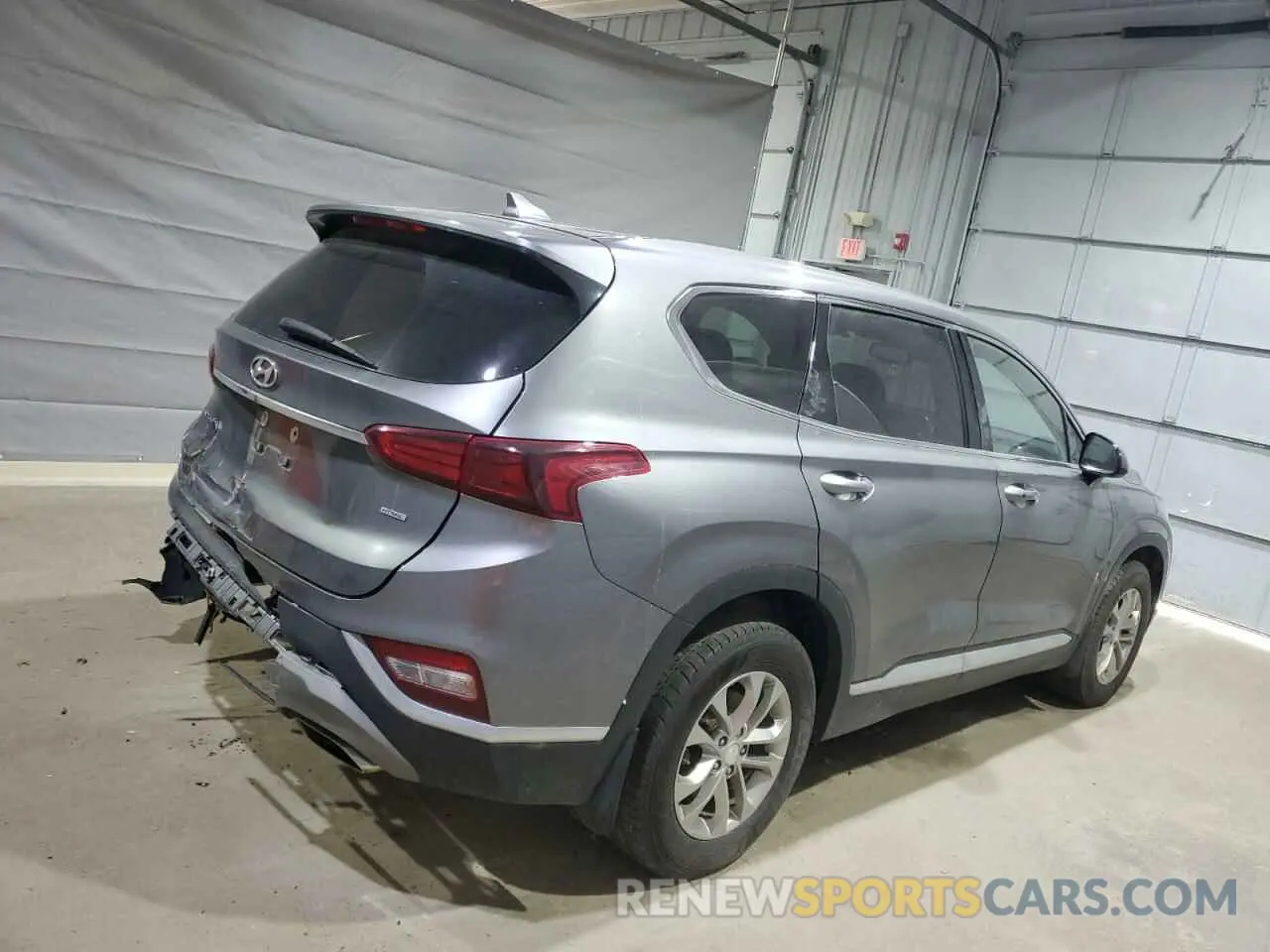 3 Photograph of a damaged car 5NMS3CAD6KH128488 HYUNDAI SANTA FE 2019
