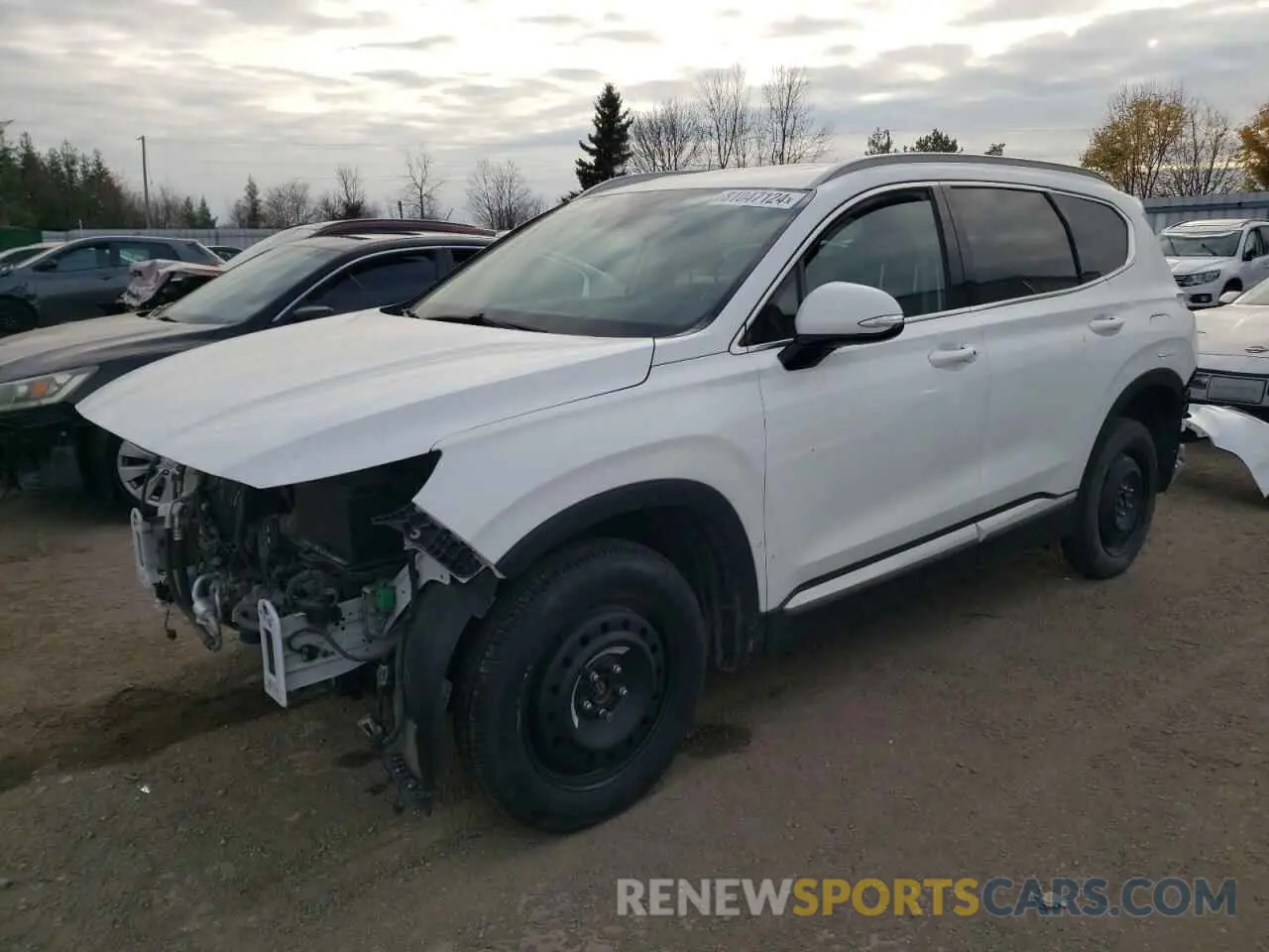 1 Photograph of a damaged car 5NMS3CAD8KH005047 HYUNDAI SANTA FE 2019
