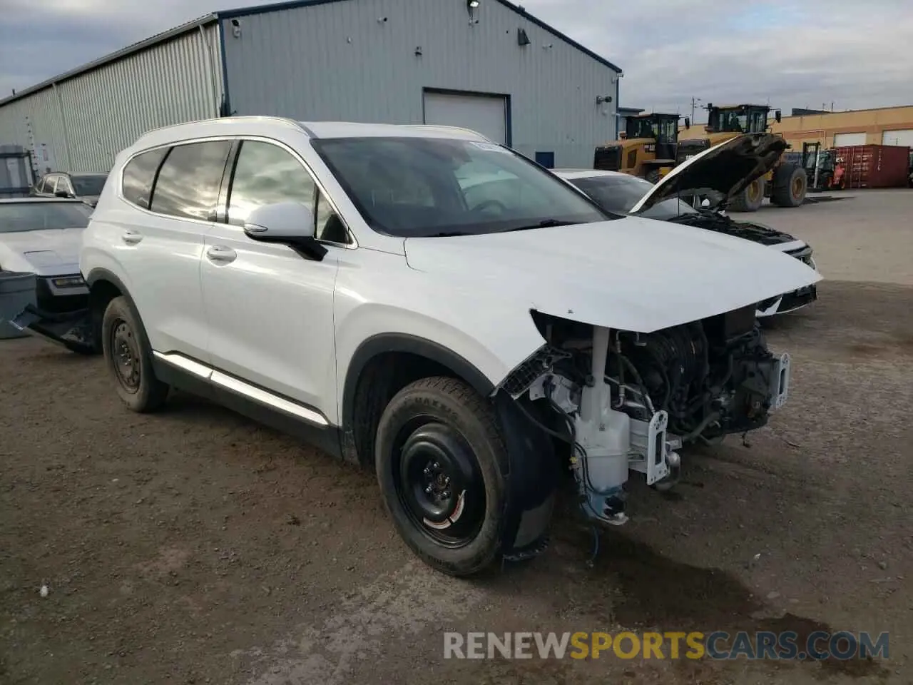 4 Photograph of a damaged car 5NMS3CAD8KH005047 HYUNDAI SANTA FE 2019