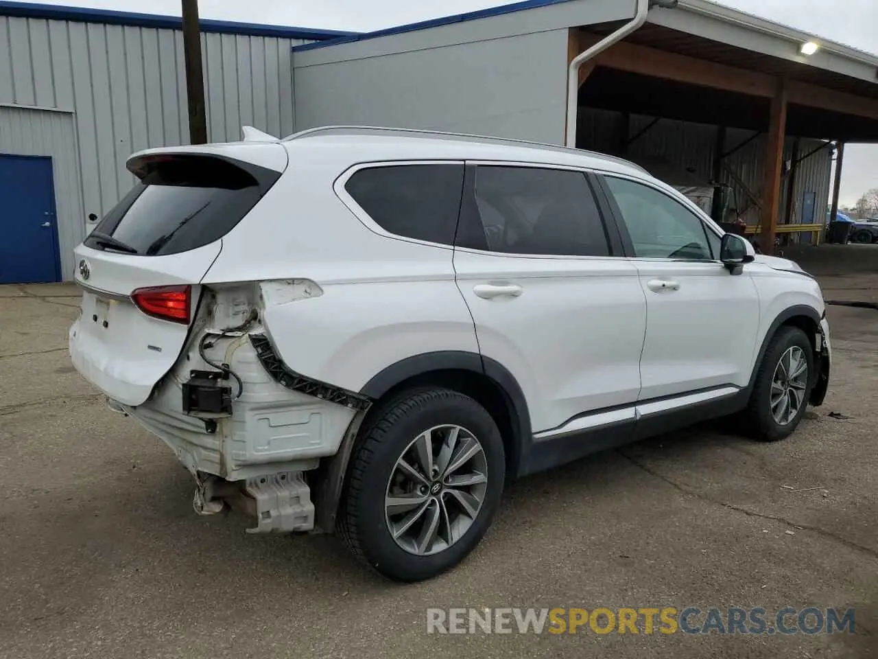 3 Photograph of a damaged car 5NMS3CAD9KH015604 HYUNDAI SANTA FE 2019