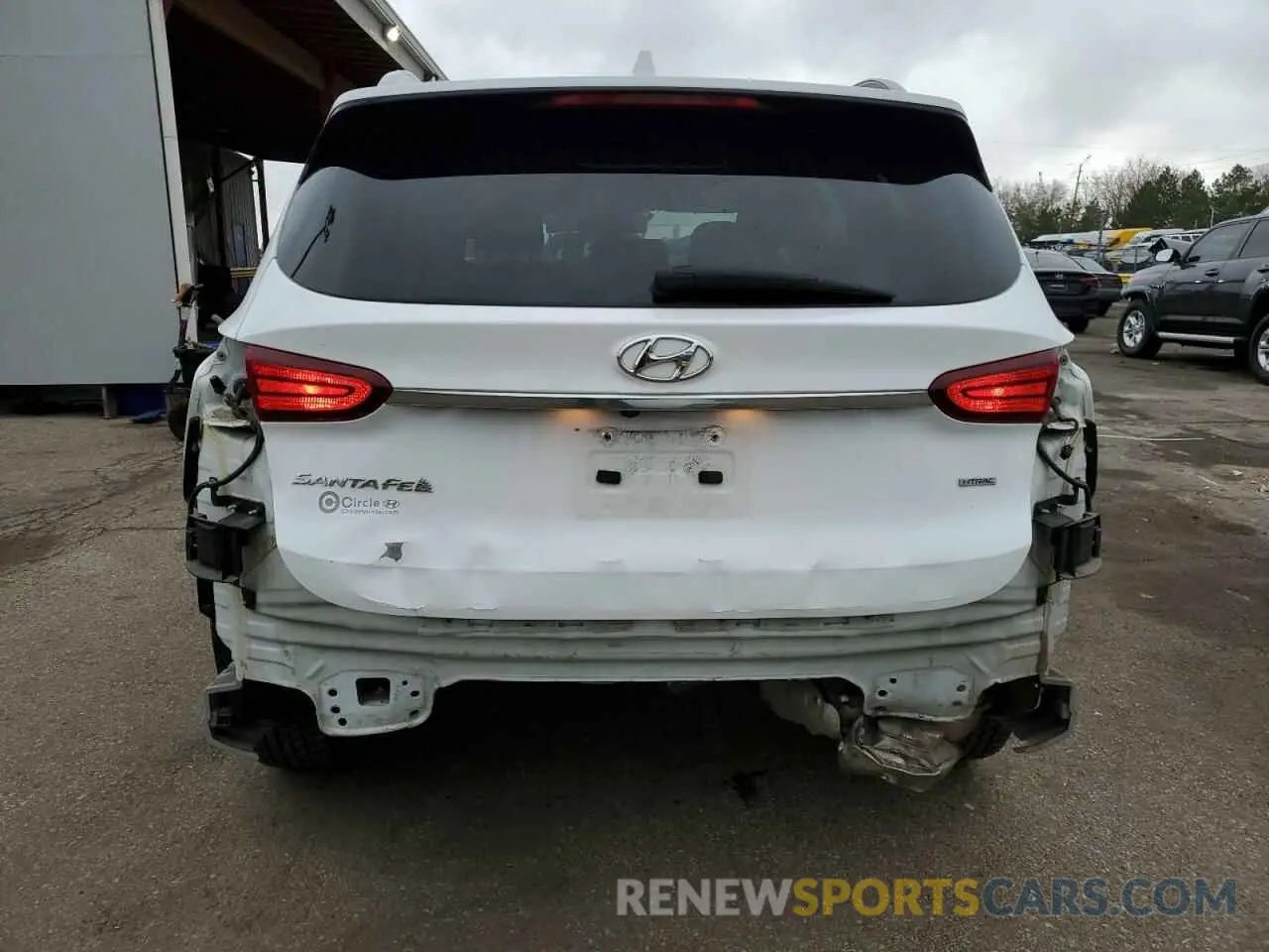 6 Photograph of a damaged car 5NMS3CAD9KH015604 HYUNDAI SANTA FE 2019