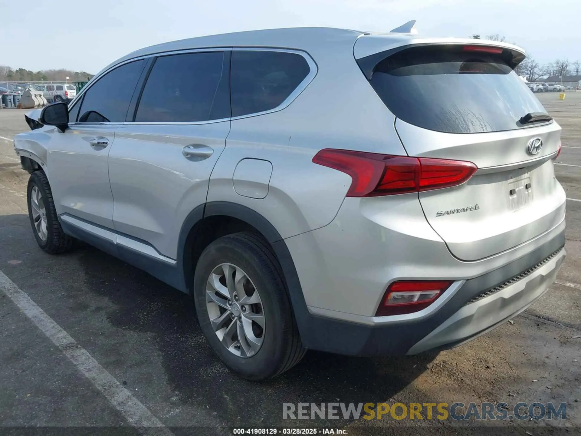 3 Photograph of a damaged car 5NMS3CAD9KH064284 HYUNDAI SANTA FE 2019