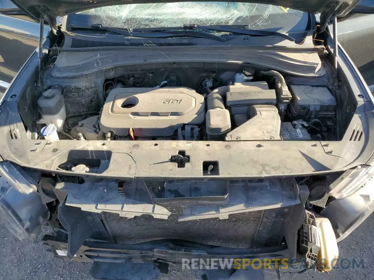 13 Photograph of a damaged car 5NMS3CAD9KH066567 HYUNDAI SANTA FE 2019