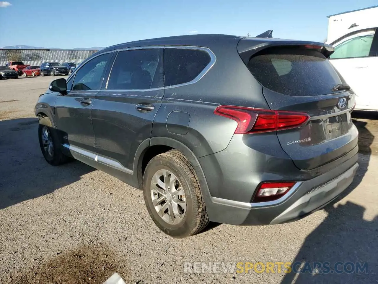 2 Photograph of a damaged car 5NMS3CAD9KH066567 HYUNDAI SANTA FE 2019