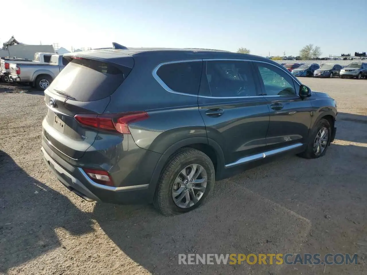3 Photograph of a damaged car 5NMS3CAD9KH066567 HYUNDAI SANTA FE 2019