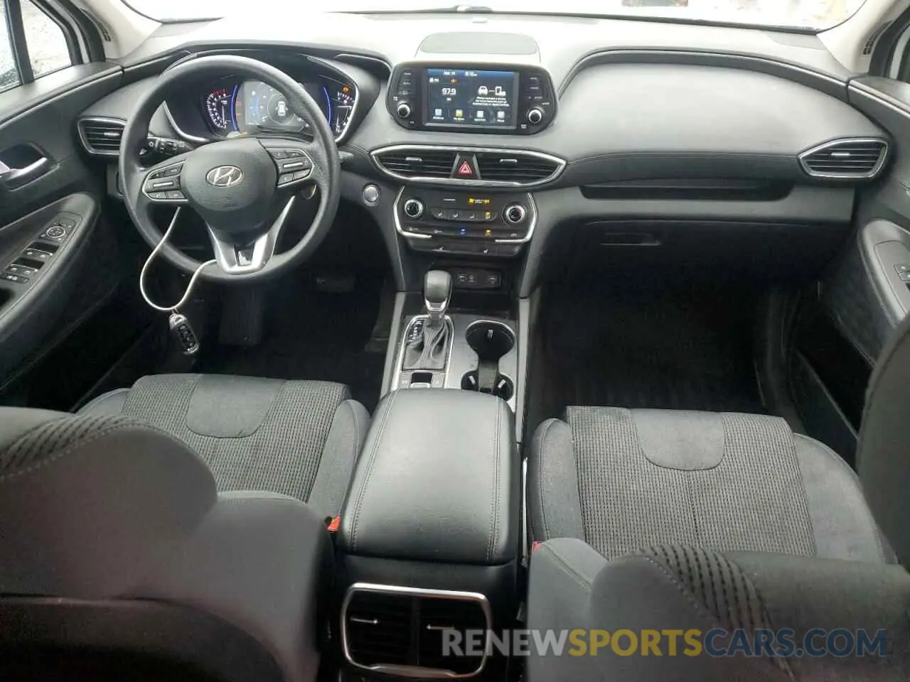8 Photograph of a damaged car 5NMS3CAD9KH093767 HYUNDAI SANTA FE 2019