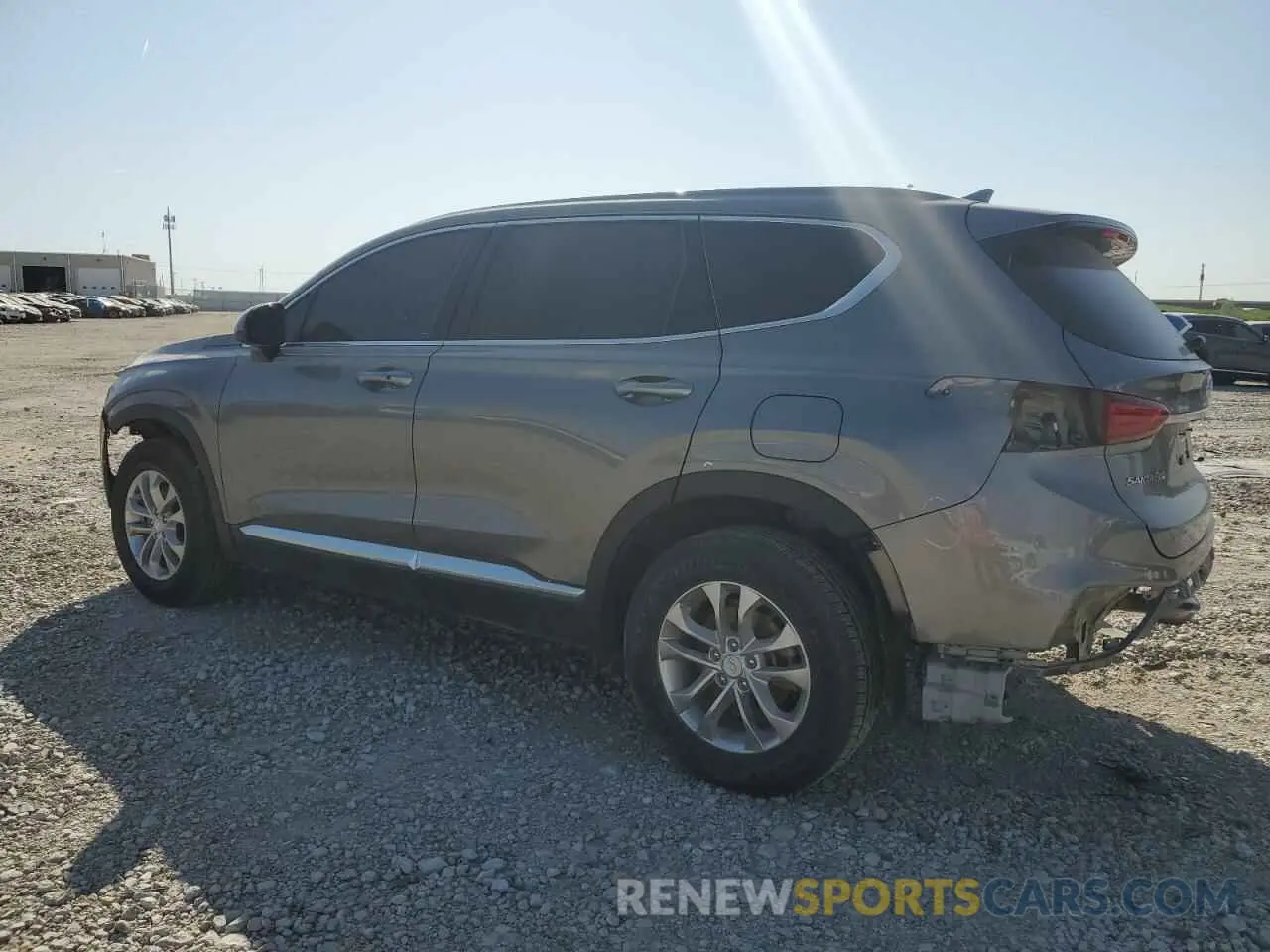 2 Photograph of a damaged car 5NMS3CADXKH073317 HYUNDAI SANTA FE 2019