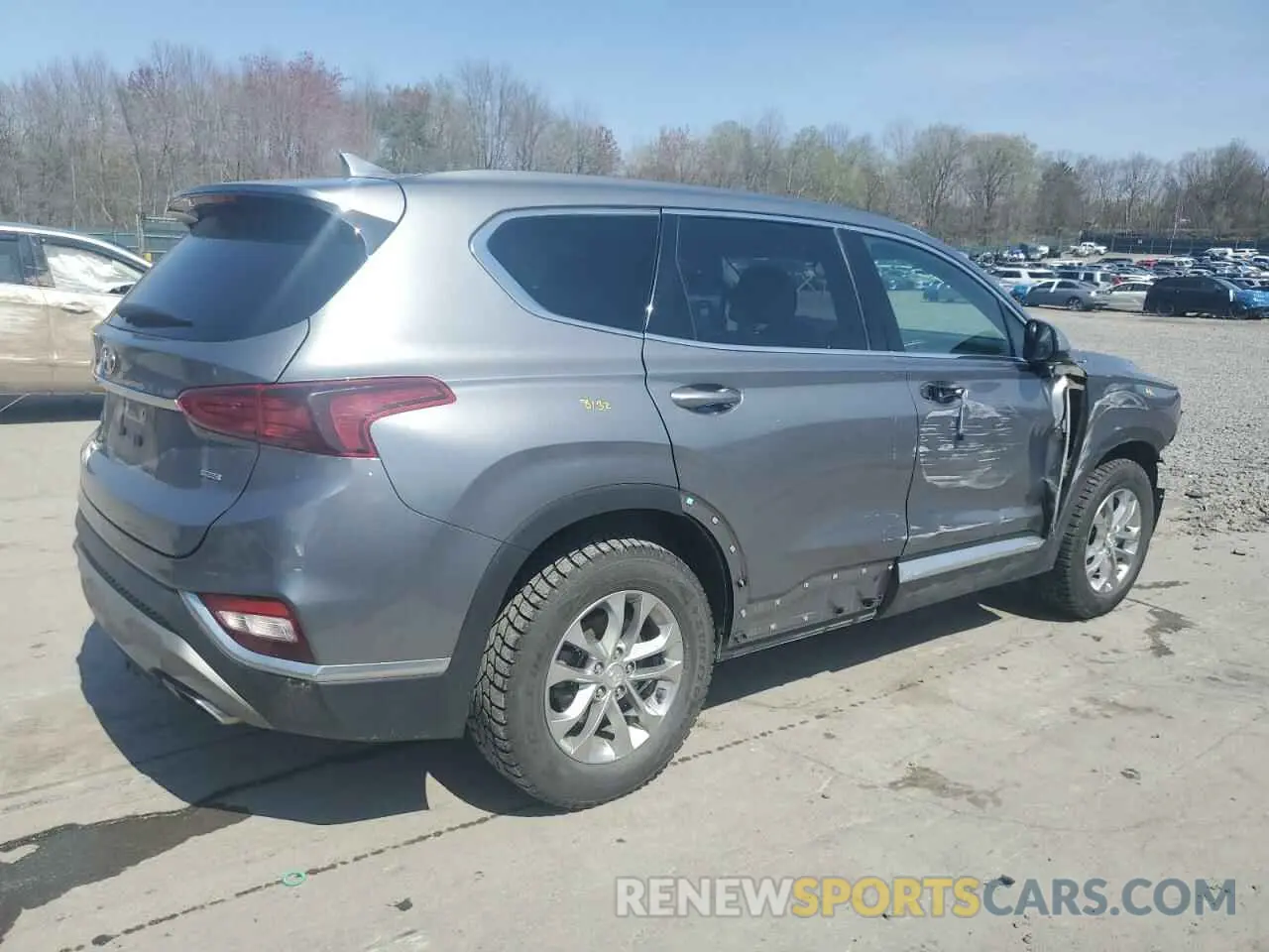 3 Photograph of a damaged car 5NMS3CADXKH092482 HYUNDAI SANTA FE 2019