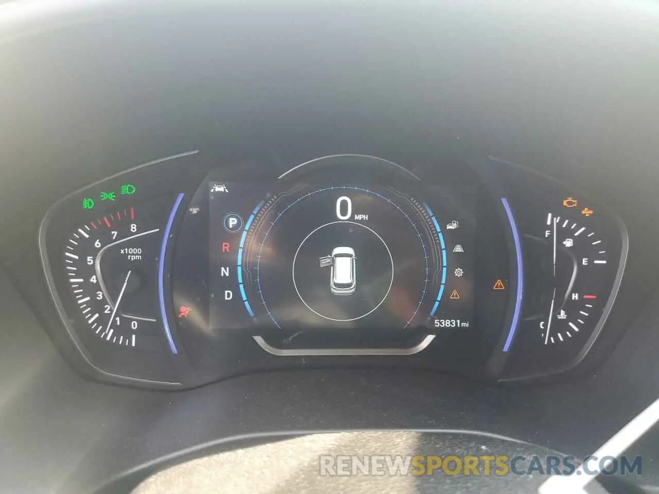9 Photograph of a damaged car 5NMS3CADXKH092482 HYUNDAI SANTA FE 2019
