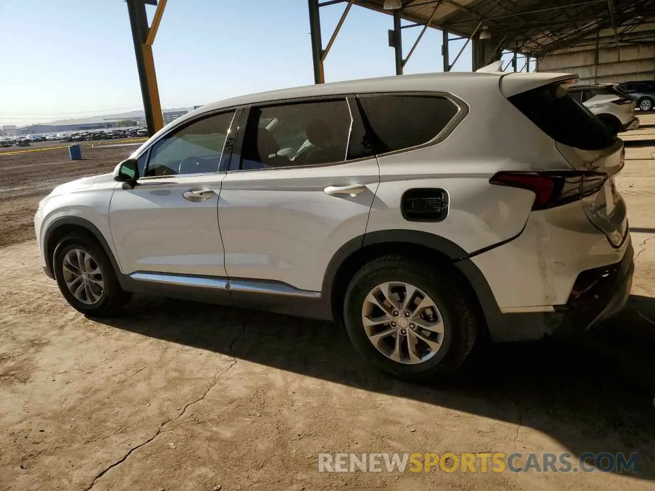 2 Photograph of a damaged car 5NMS3CADXKH099299 HYUNDAI SANTA FE 2019