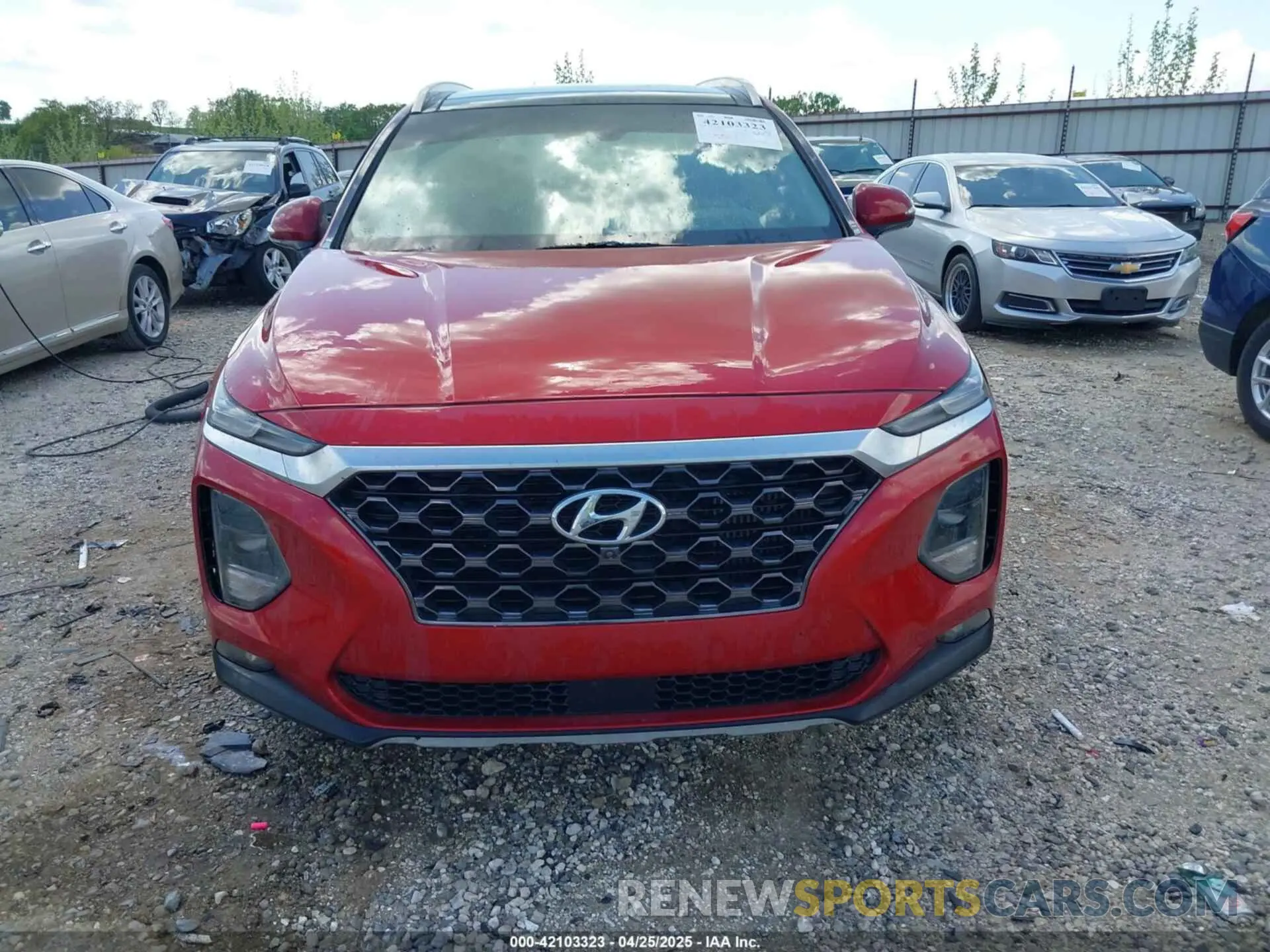 12 Photograph of a damaged car 5NMS53AA0KH103926 HYUNDAI SANTA FE 2019
