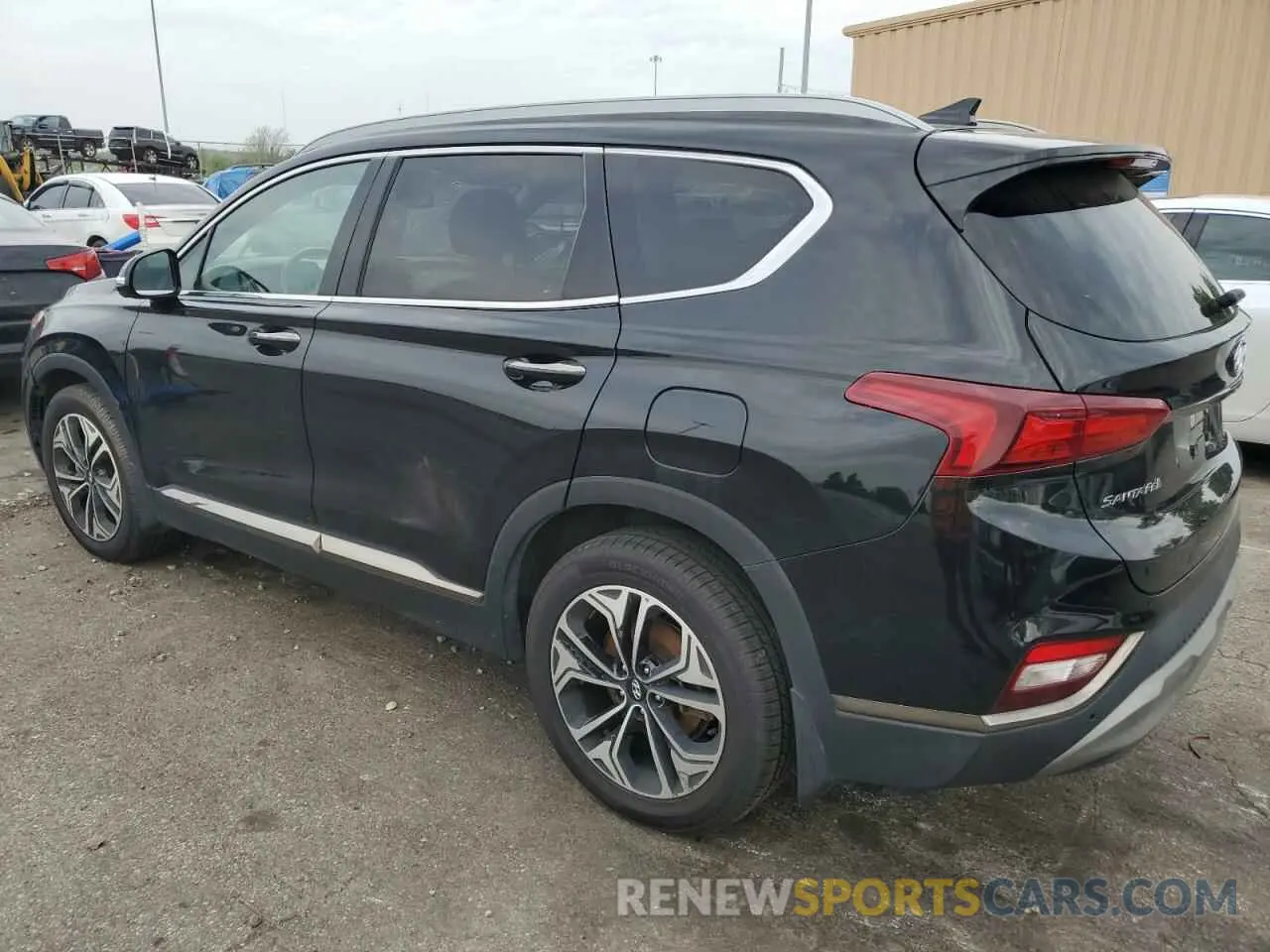 2 Photograph of a damaged car 5NMS53AA0KH111492 HYUNDAI SANTA FE 2019