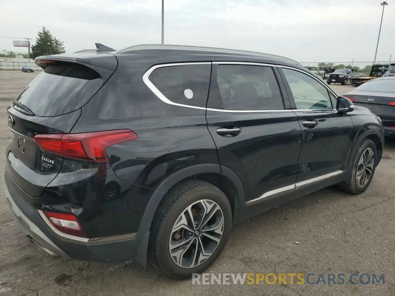 3 Photograph of a damaged car 5NMS53AA0KH111492 HYUNDAI SANTA FE 2019