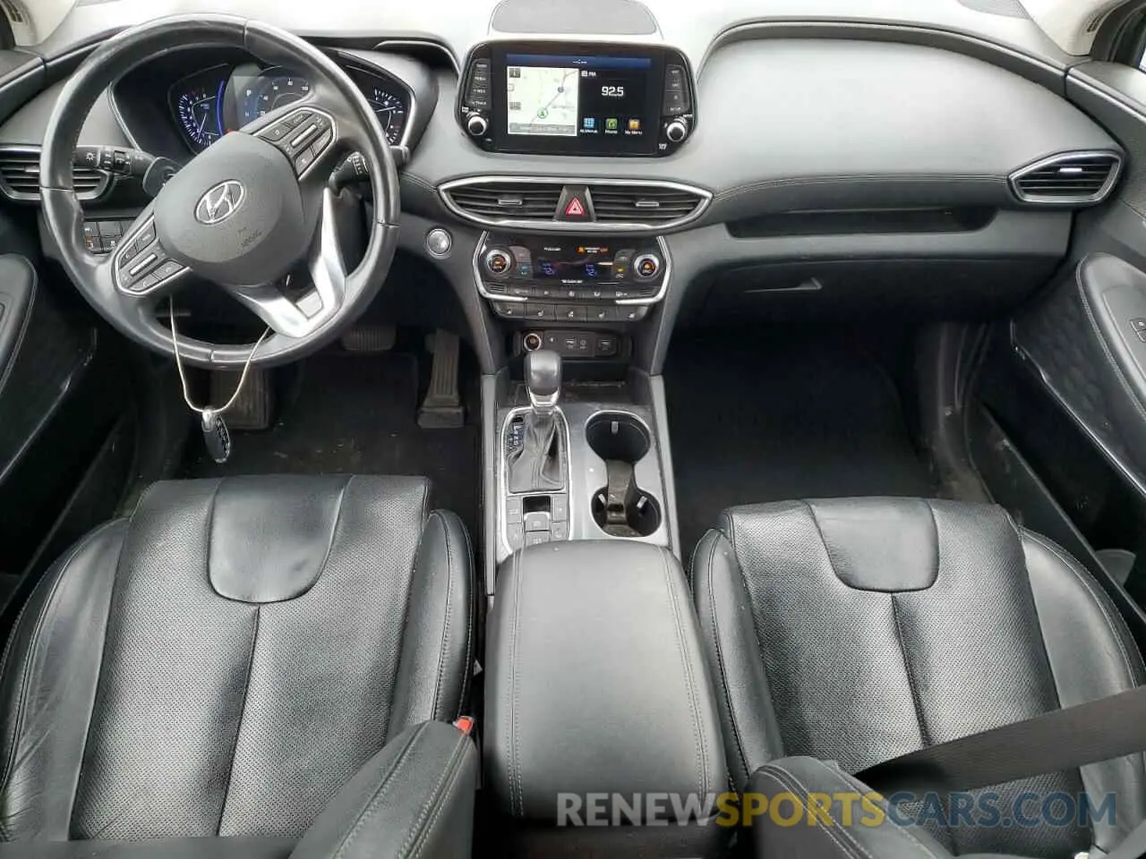 8 Photograph of a damaged car 5NMS53AA0KH111492 HYUNDAI SANTA FE 2019