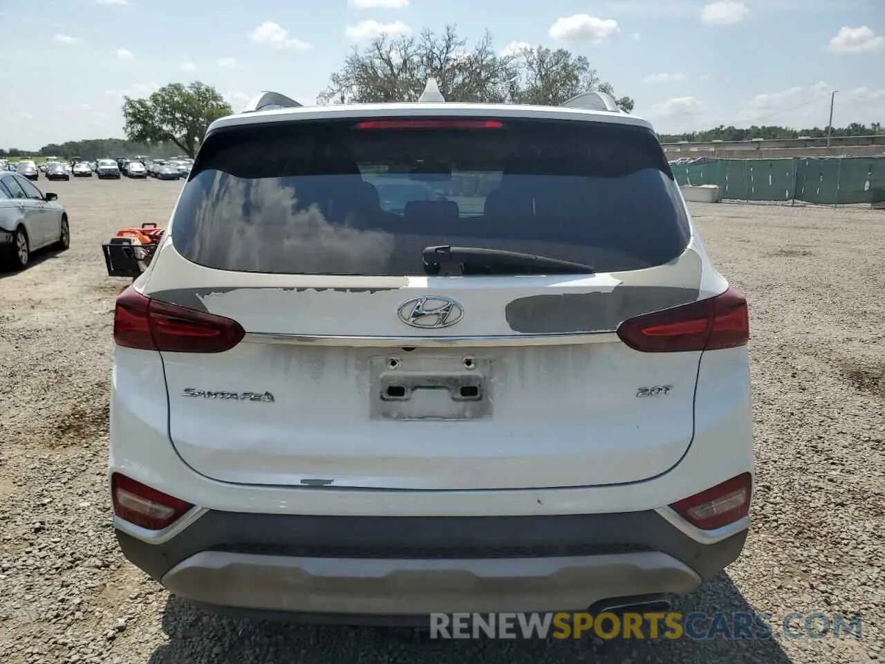 6 Photograph of a damaged car 5NMS53AA1KH033837 HYUNDAI SANTA FE 2019