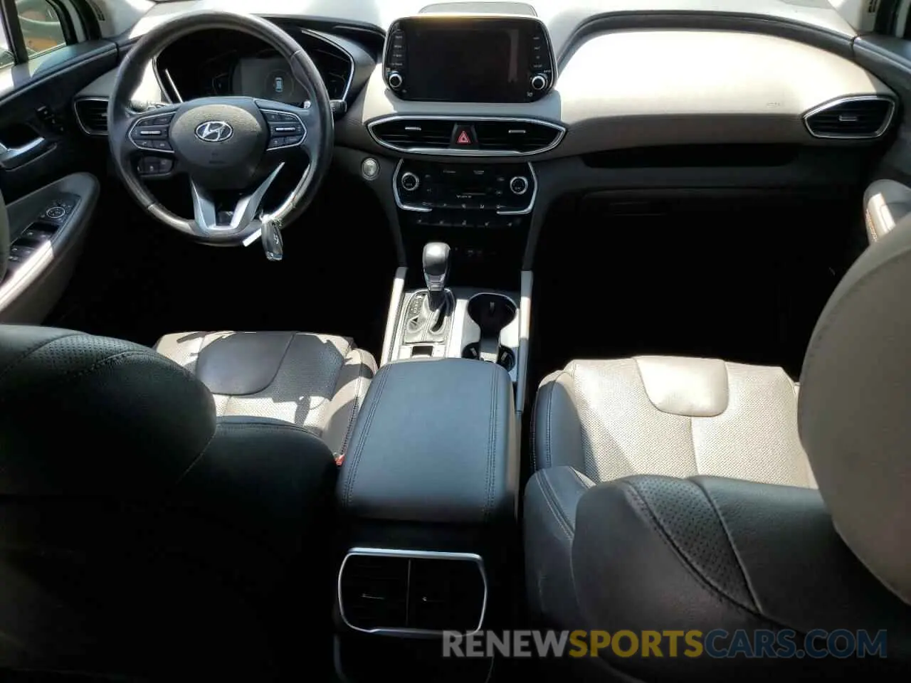 8 Photograph of a damaged car 5NMS53AA1KH033837 HYUNDAI SANTA FE 2019