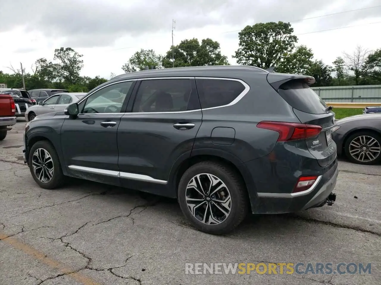 2 Photograph of a damaged car 5NMS53AA1KH066188 HYUNDAI SANTA FE 2019