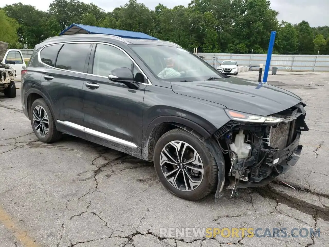 4 Photograph of a damaged car 5NMS53AA1KH066188 HYUNDAI SANTA FE 2019