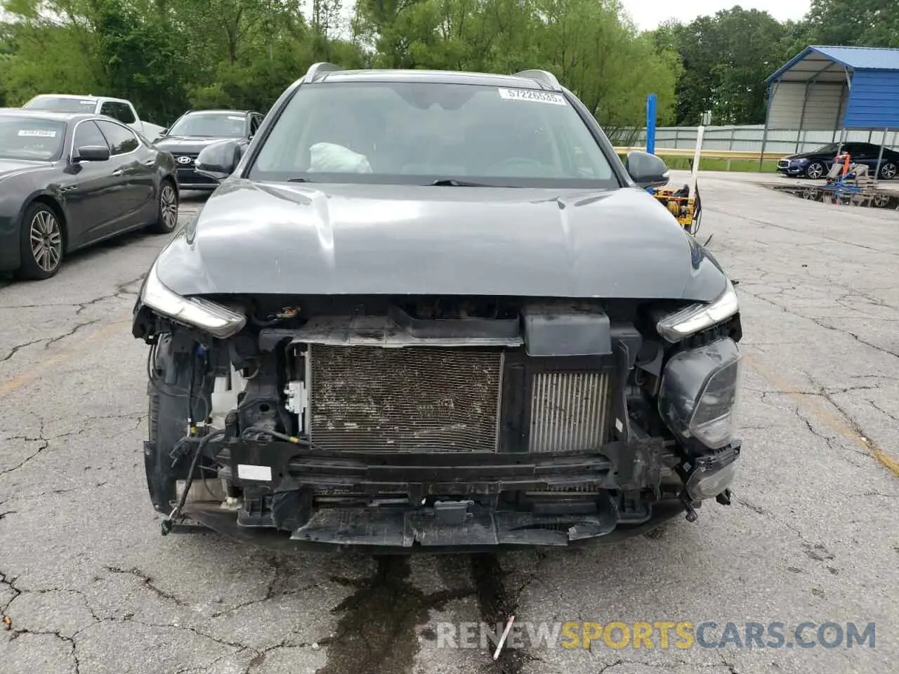 5 Photograph of a damaged car 5NMS53AA1KH066188 HYUNDAI SANTA FE 2019