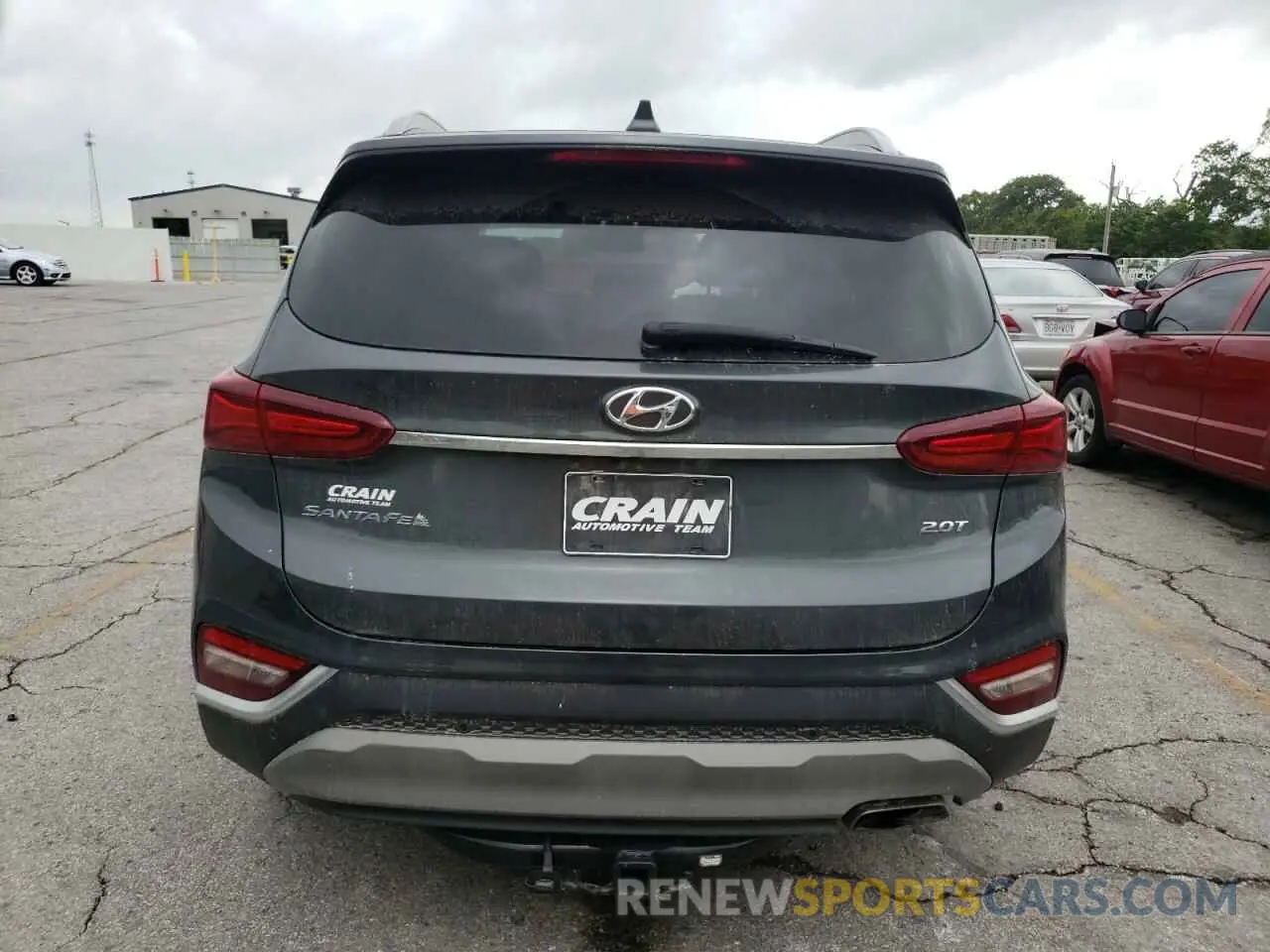 6 Photograph of a damaged car 5NMS53AA1KH066188 HYUNDAI SANTA FE 2019