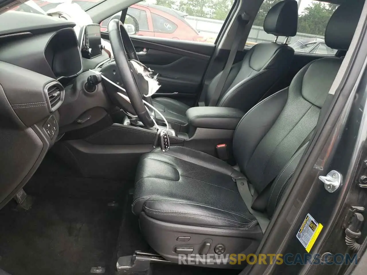 7 Photograph of a damaged car 5NMS53AA1KH066188 HYUNDAI SANTA FE 2019
