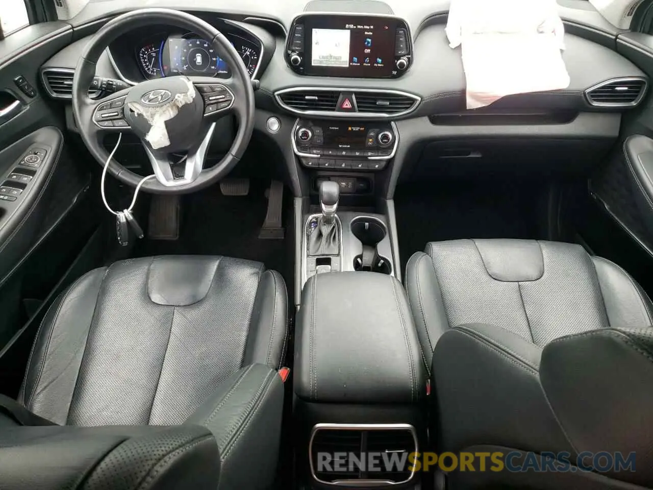 8 Photograph of a damaged car 5NMS53AA1KH066188 HYUNDAI SANTA FE 2019