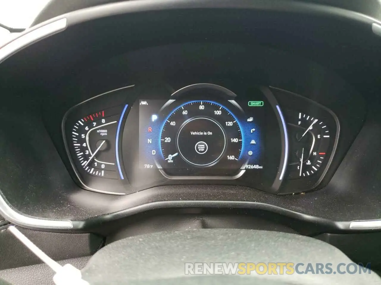 9 Photograph of a damaged car 5NMS53AA1KH066188 HYUNDAI SANTA FE 2019