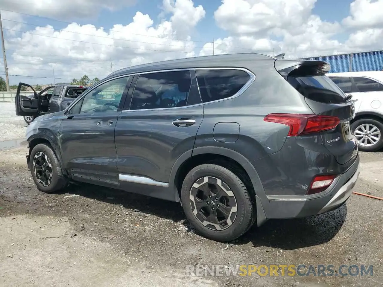 2 Photograph of a damaged car 5NMS53AA2KH133896 HYUNDAI SANTA FE 2019