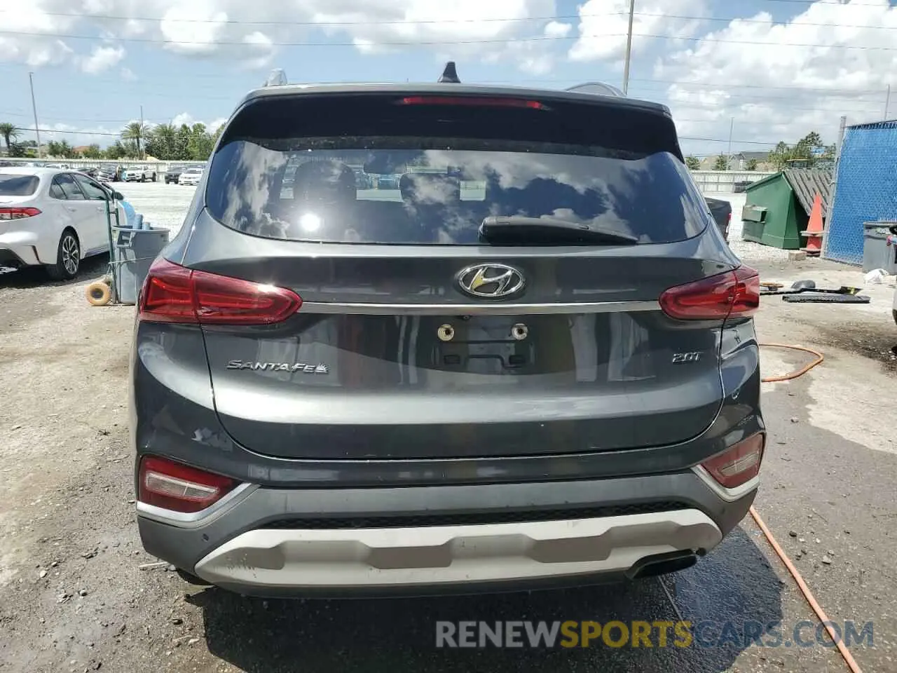 6 Photograph of a damaged car 5NMS53AA2KH133896 HYUNDAI SANTA FE 2019