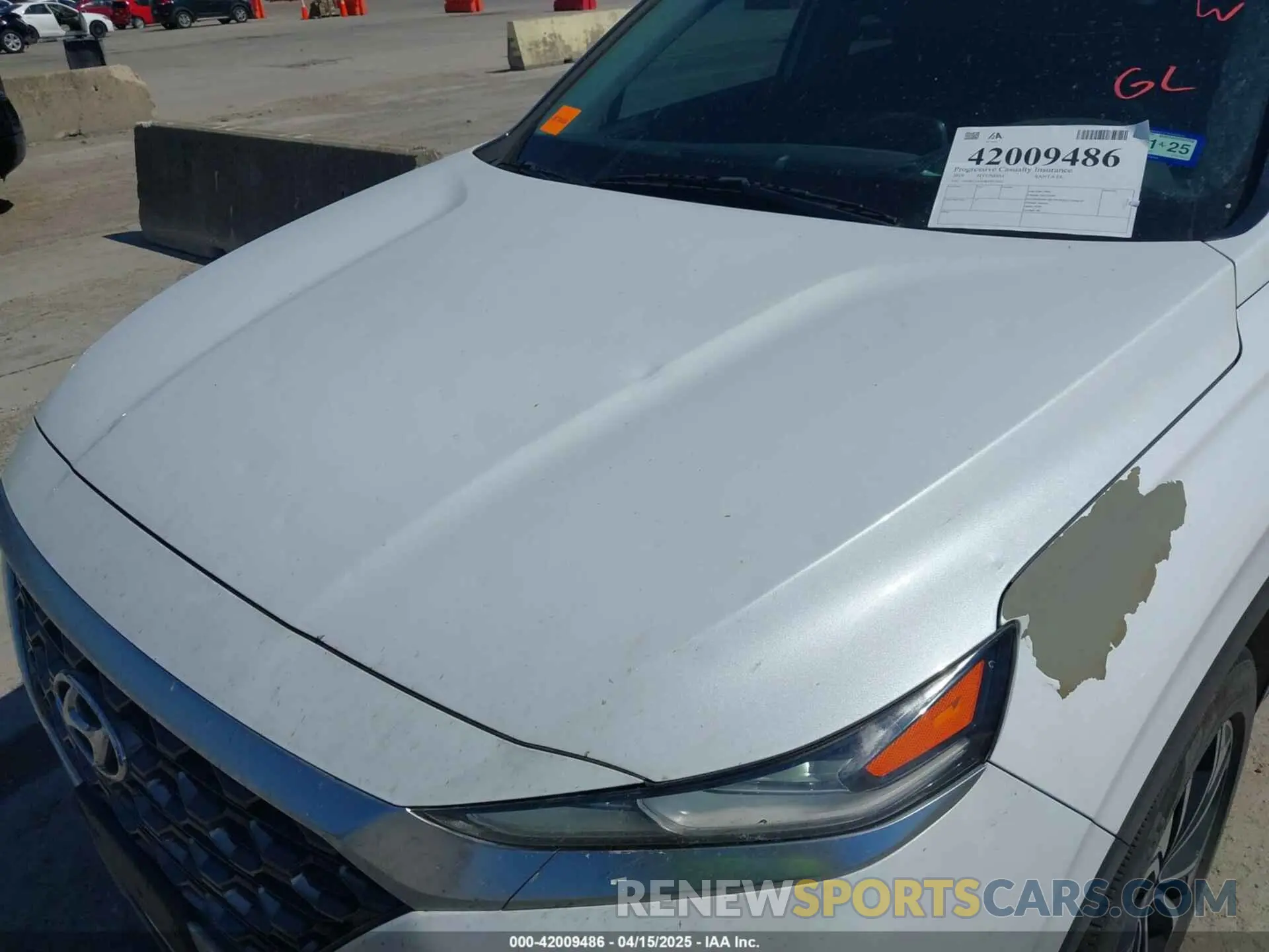 6 Photograph of a damaged car 5NMS53AA3KH015632 HYUNDAI SANTA FE 2019