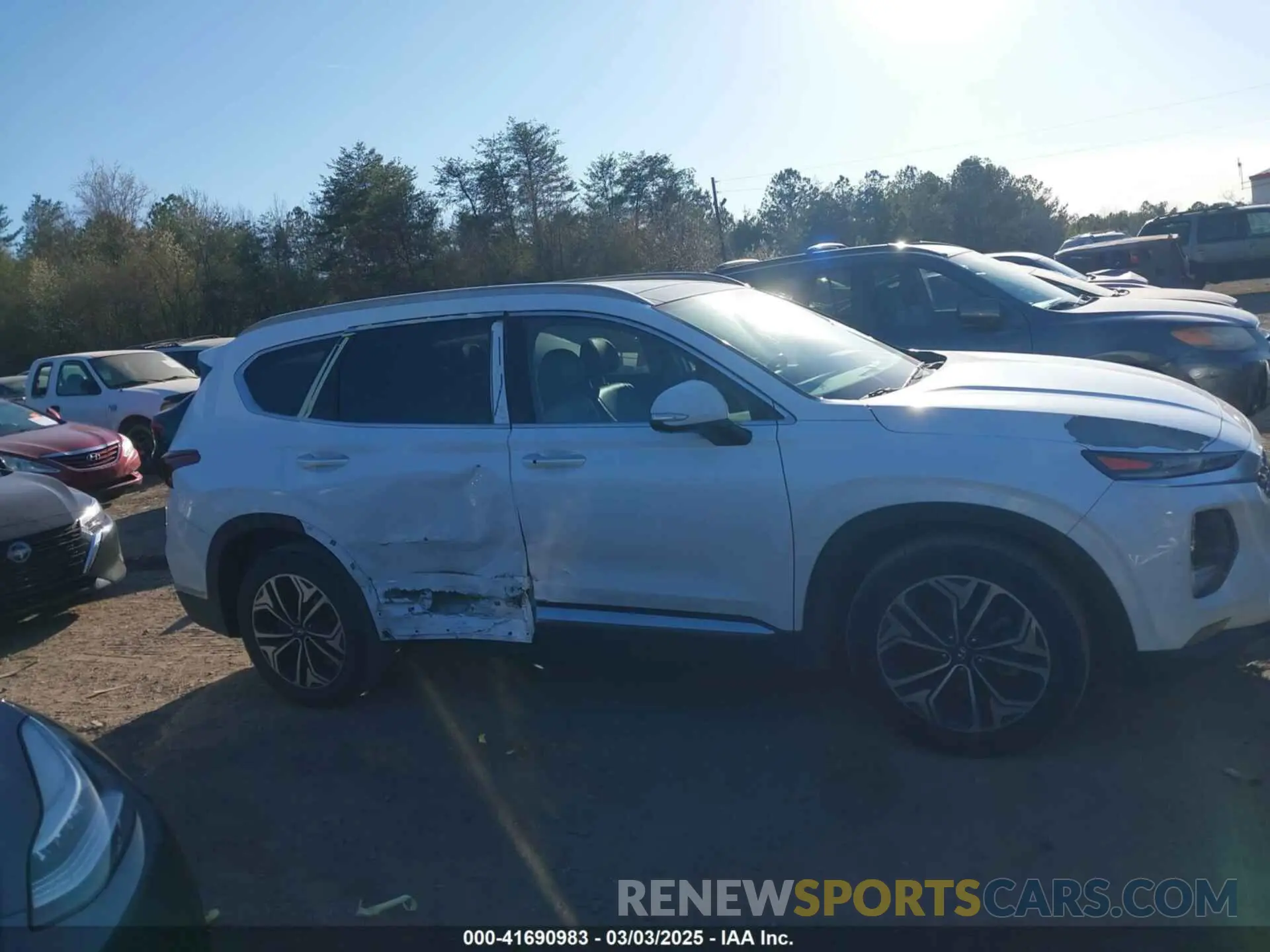 13 Photograph of a damaged car 5NMS53AA3KH051319 HYUNDAI SANTA FE 2019