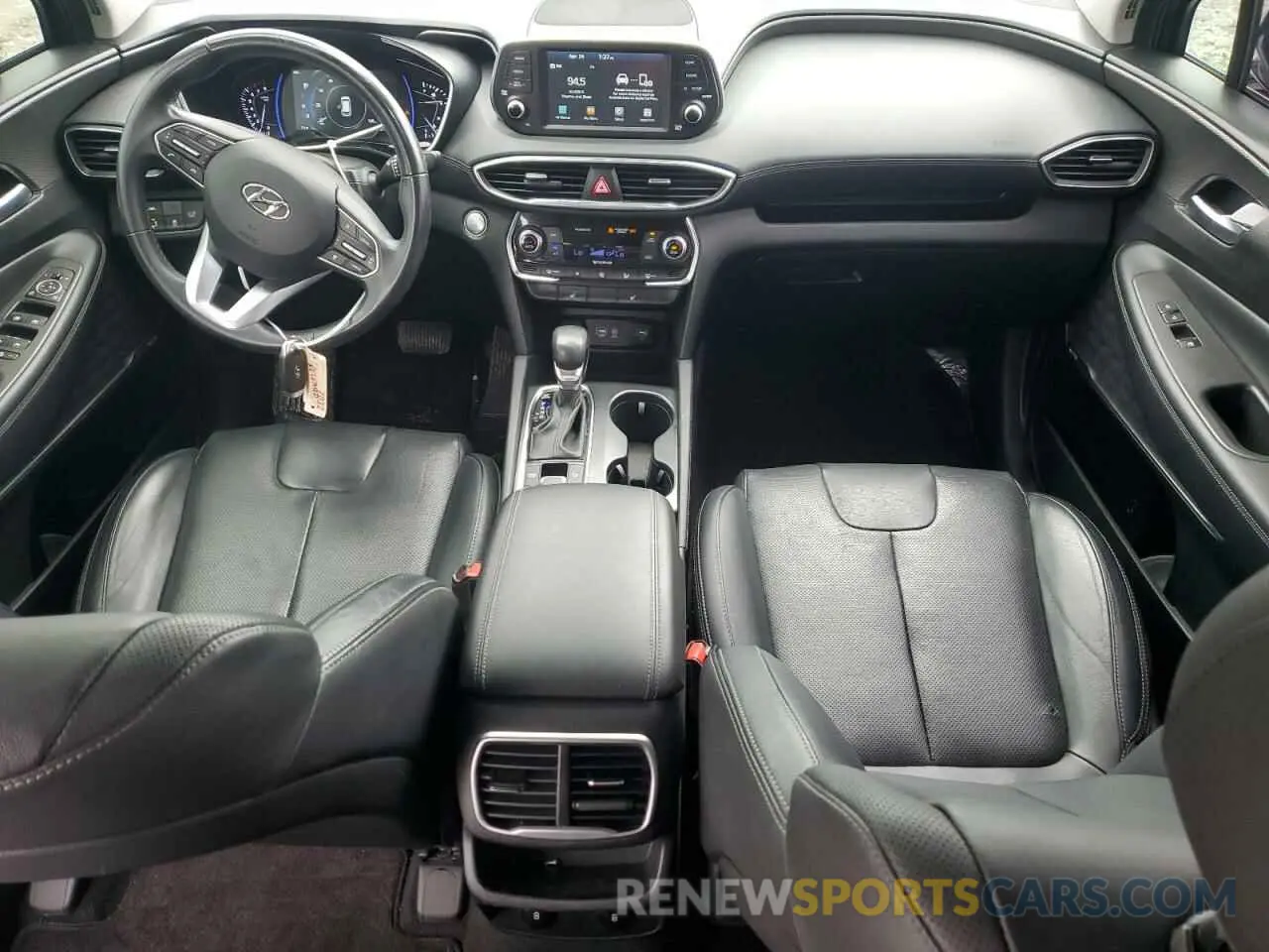 8 Photograph of a damaged car 5NMS53AA4KH013355 HYUNDAI SANTA FE 2019