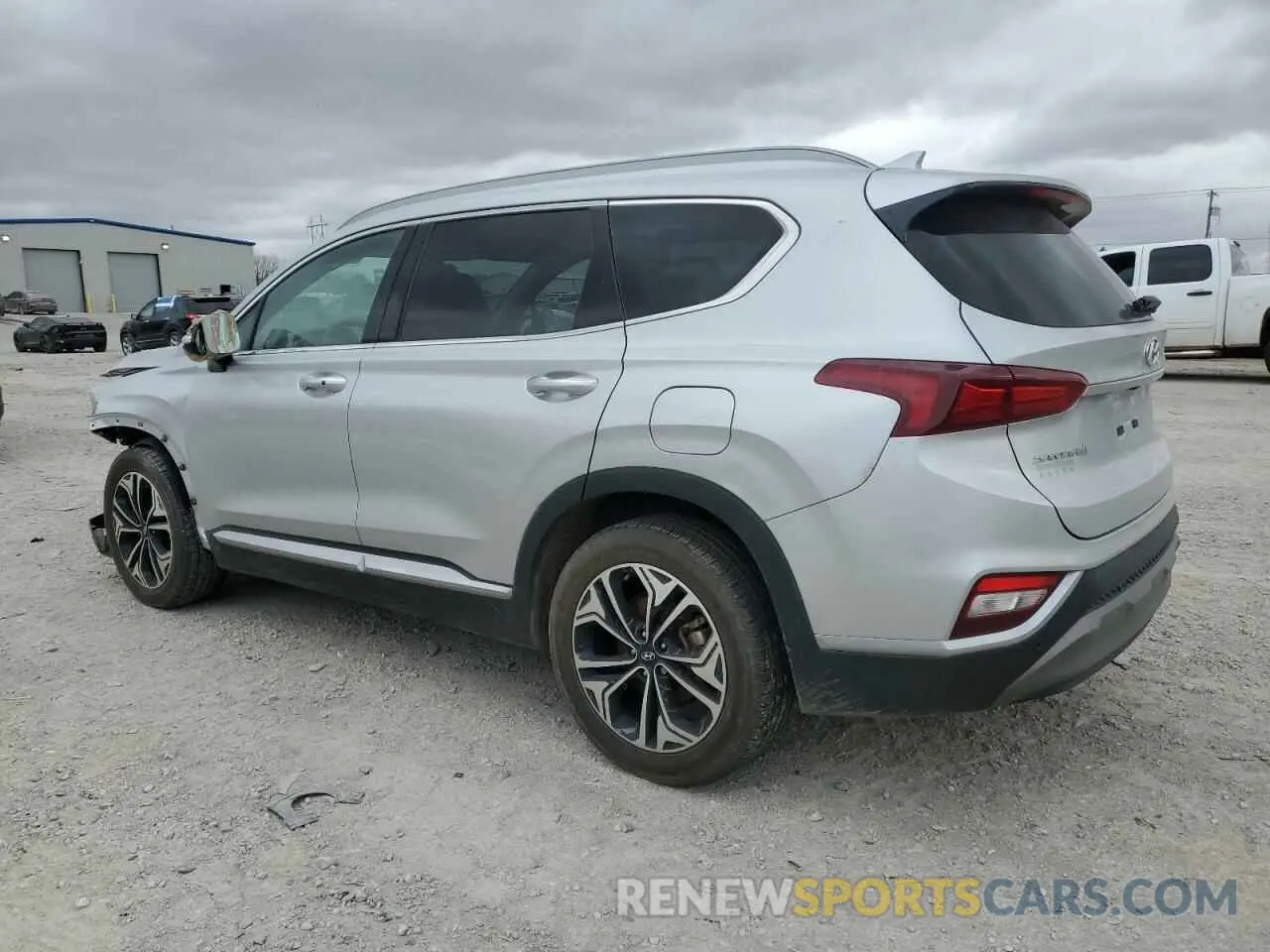 2 Photograph of a damaged car 5NMS53AA7KH028917 HYUNDAI SANTA FE 2019
