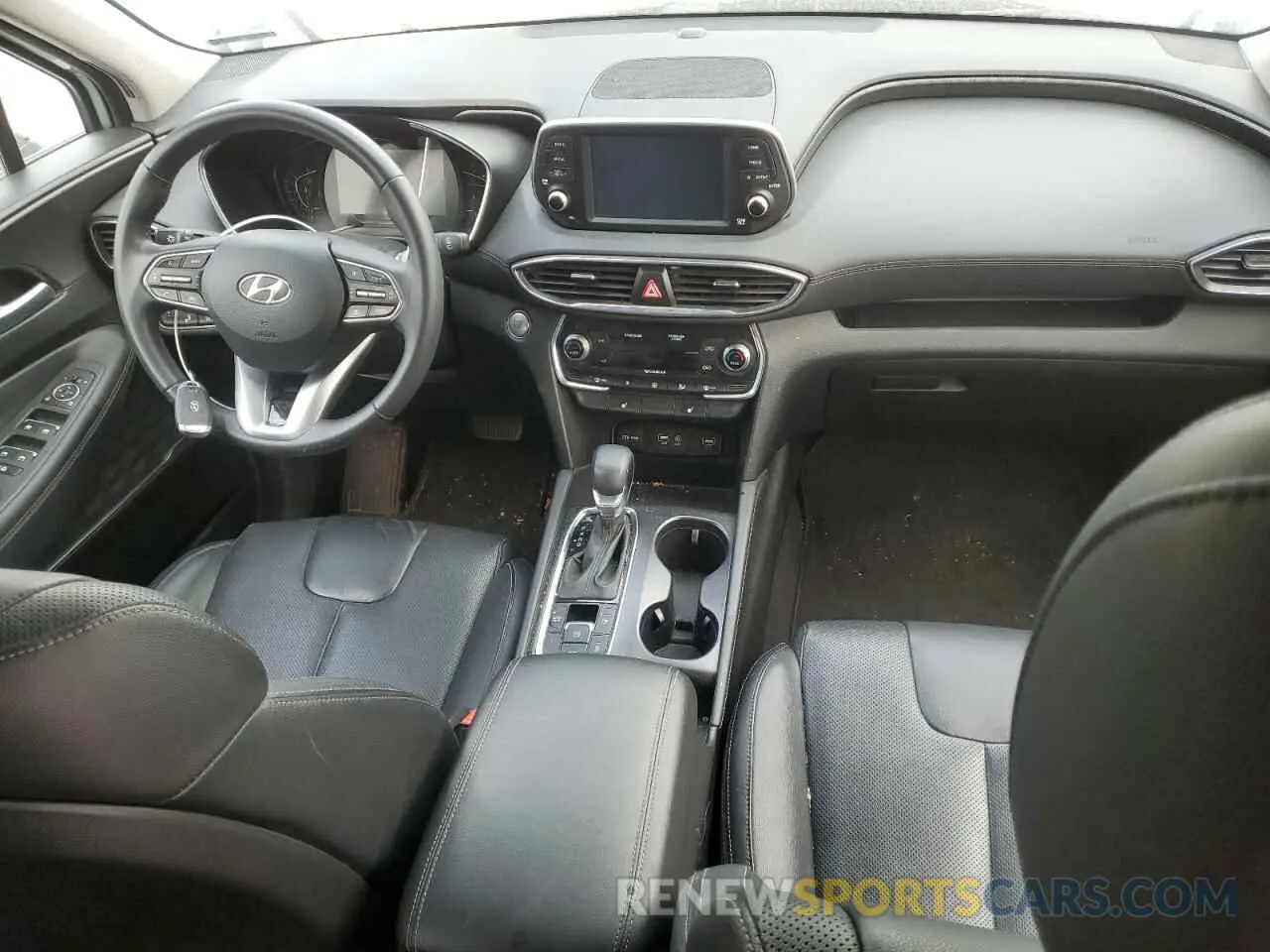 8 Photograph of a damaged car 5NMS53AA7KH028917 HYUNDAI SANTA FE 2019