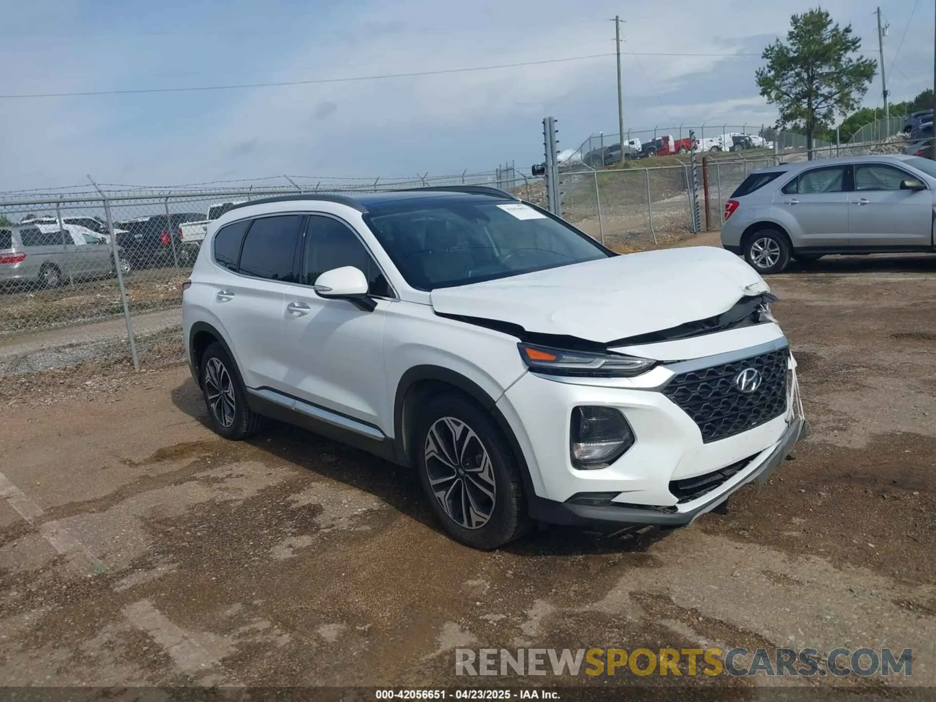 1 Photograph of a damaged car 5NMS53AA7KH052358 HYUNDAI SANTA FE 2019