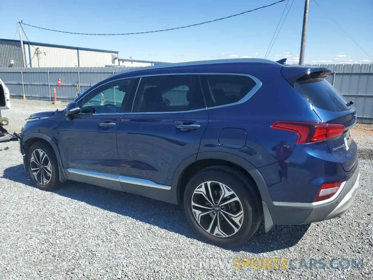 2 Photograph of a damaged car 5NMS53AA7KH134705 HYUNDAI SANTA FE 2019