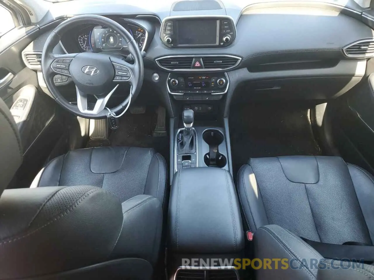 8 Photograph of a damaged car 5NMS53AA7KH134705 HYUNDAI SANTA FE 2019