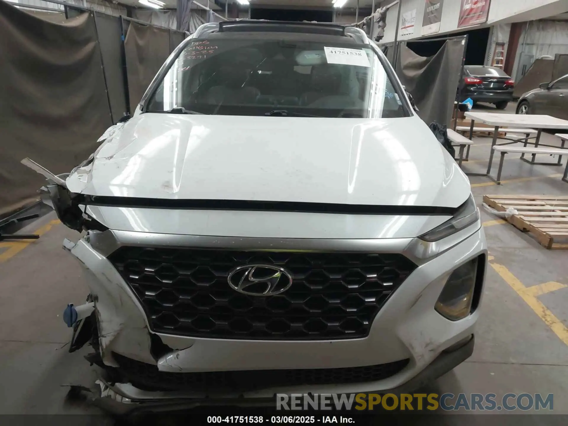 12 Photograph of a damaged car 5NMS53AA9KH013271 HYUNDAI SANTA FE 2019