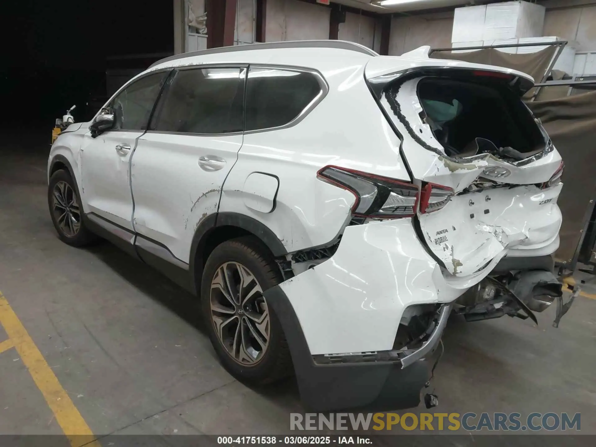 3 Photograph of a damaged car 5NMS53AA9KH013271 HYUNDAI SANTA FE 2019