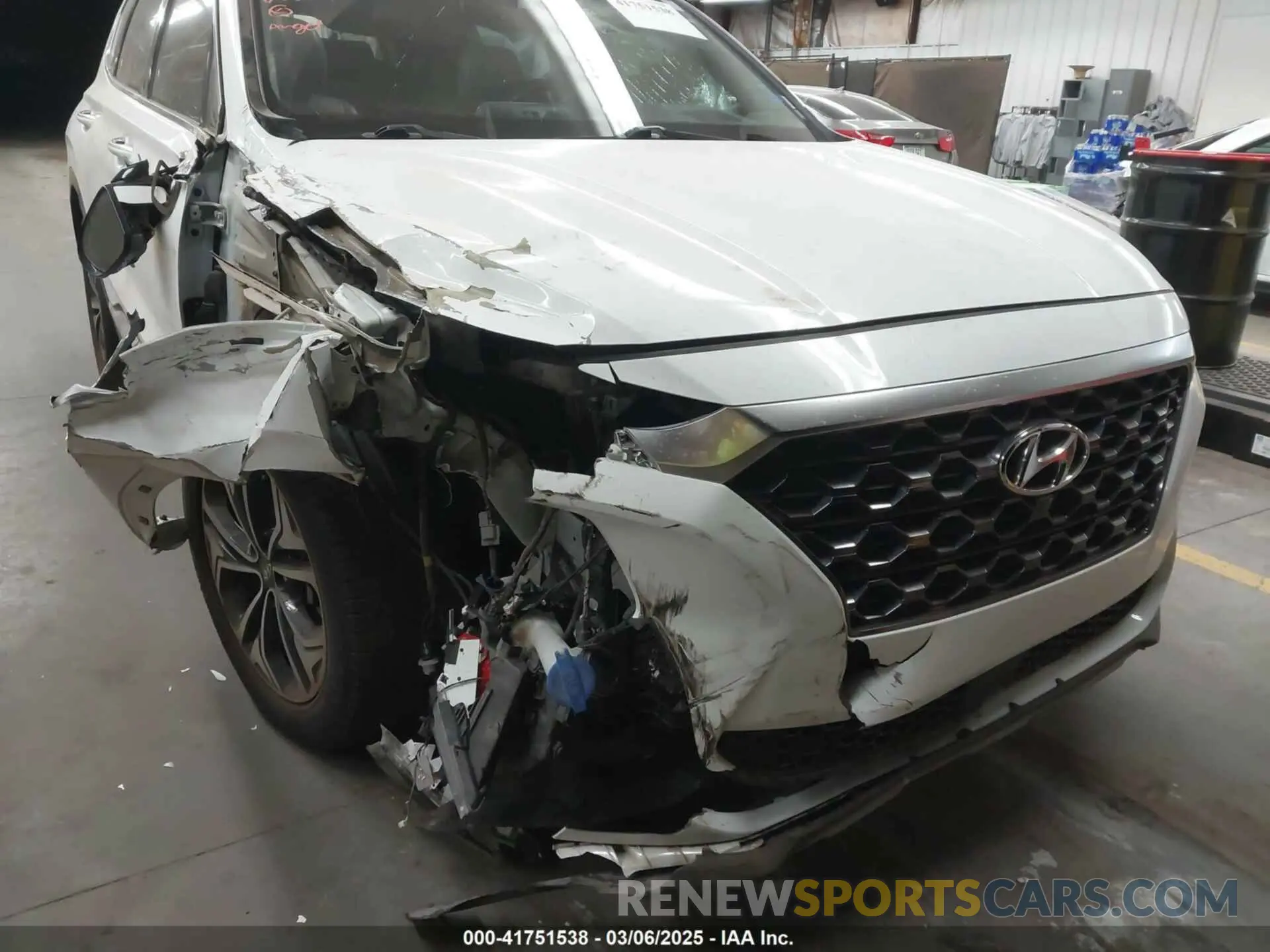 6 Photograph of a damaged car 5NMS53AA9KH013271 HYUNDAI SANTA FE 2019